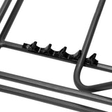 Livsip Outdoor Sun Bed Metal Frame Grey Cushion - Side View