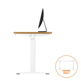 Oikiture Standing Desk Frame Adjustable Motorised White