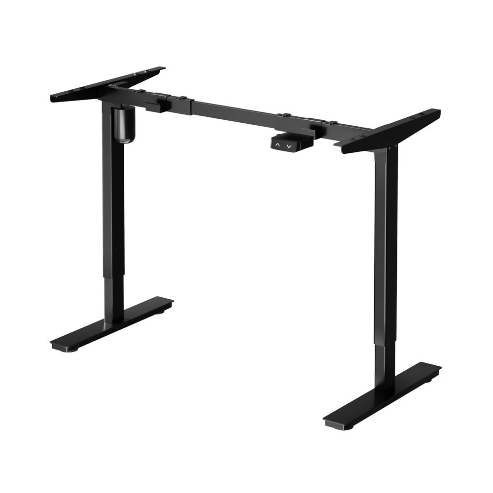 Oikiture Standing Desk Frame Single Motor Adjustable Black