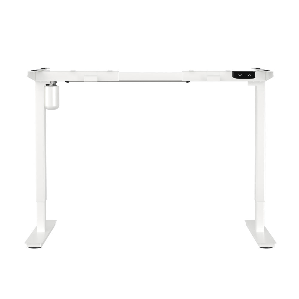 Oikiture Standing Desk Frame Single Motor Adjustable White