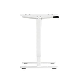 Oikiture Standing Desk Frame Single Motor Adjustable White - 45-Degree Angle