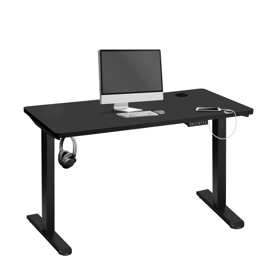 Oikiture Standing Desk Adjustable Motorised Black