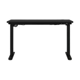 Oikiture Standing Desk Adjustable Motorised Black - 45-Degree Angle