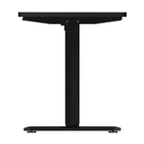Oikiture Standing Desk Adjustable Motorised Black - Rear View