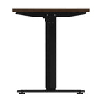 Oikiture Standing Desk Adjustable Motorised 140cm Black&Walnut, image 6