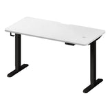 Oikiture Standing Desk Wireless Charging Single Motor 140CM Black&White