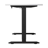 Oikiture Standing Desk Wireless Charging Single Motor 140CM Black&White