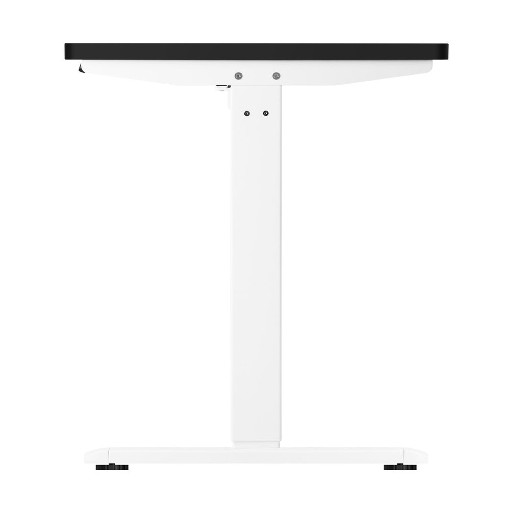 Oikiture Standing Desk Adjustable Motorised 140cm White&Black