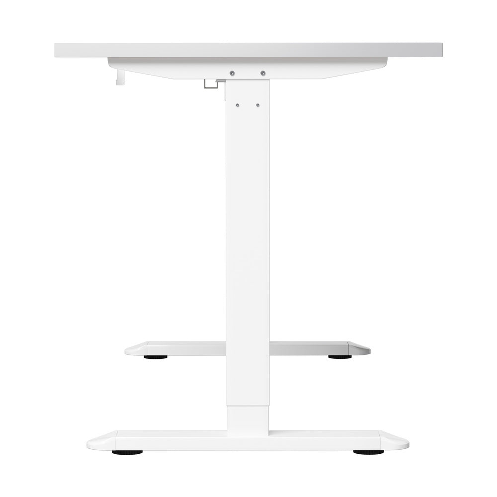 Oikiture Standing Desk Wireless Charging Single Motor 140CM White