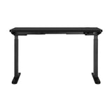 Oikiture Standing Desk Dual Motor Adjustable 120cm Black - Rear View