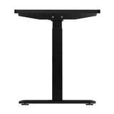 Oikiture Standing Desk Dual Motor Adjustable 120cm Black - Top-Down View
