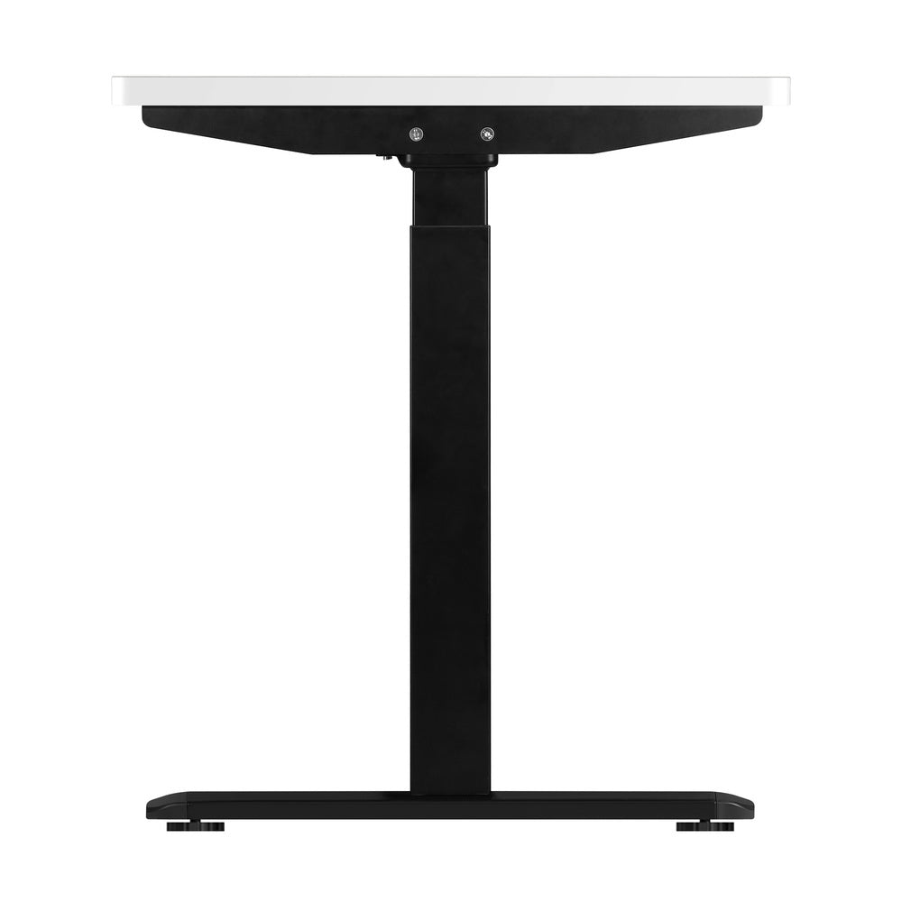 Oikiture Standing Desk Dual Motor Adjustable 140cm Black&White