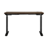 Oikiture Standing Desk Dual Motor 150cm Black&Walnut