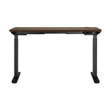 Oikiture Standing Desk Dual Motor 150cm Black&Walnut - Close-Up Angle