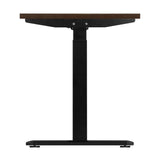 Oikiture Standing Desk Dual Motor 150cm Black&Walnut - Rear View