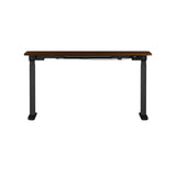 Oikiture 160cm Electric Standing Desk with Drawer Adjustable Black Walnut