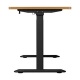 Oikiture Standing Desk Wireless Charging Dual Motor 140CM Black&Oak - Extra Image