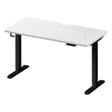Oikiture Standing Desk Wireless Charging Dual Motor 140CM Black&White