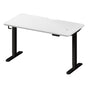 Oikiture Standing Desk Dual Motor 140cm Black & White