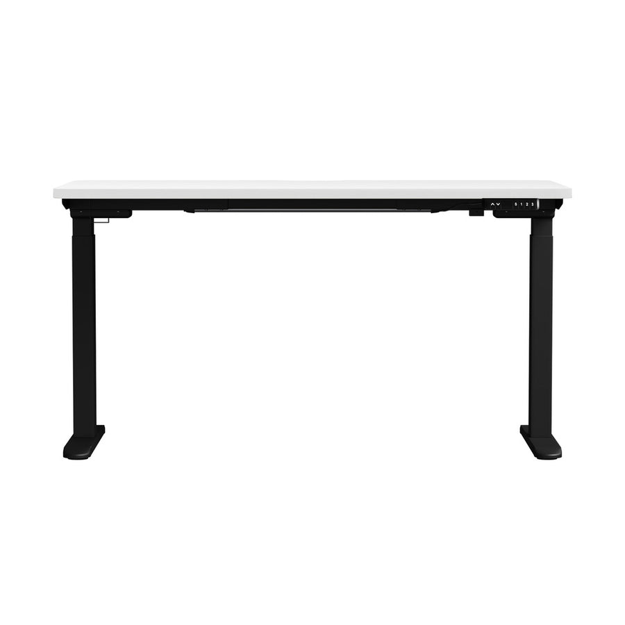 Oikiture Standing Desk Dual Motor 140cm Black & White