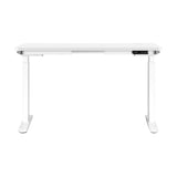 Oikiture Standing Desk Dual Motor Adjustable 140cm White - Rear View