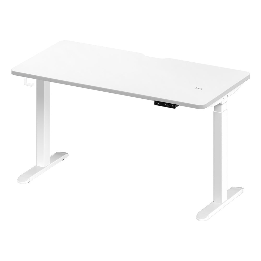 Oikiture Standing Desk Wireless Charging Dual Motor 140CM White