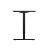 Oikiture Electric Standing Desk Single Motor Black&White 120cm - Front View