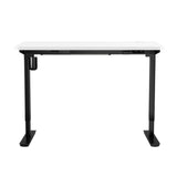 Oikiture Electric Standing Desk Single Motor Black&White 140CM - Extra Image