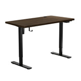 Oikiture Electric Standing Desk Single Motor Black&Walnut 140CM - Extra Image