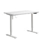 Oikiture Electric Standing Desk Single Motor White 120cm