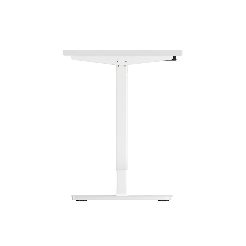 Oikiture Electric Standing Desk Single Motor White 120cm
