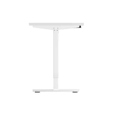 Oikiture Electric Standing Desk Single Motor White 140cm