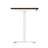 Oikiture Electric Standing Desk Single Motor White&Walnut 140CM