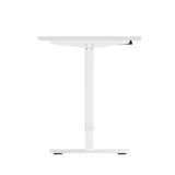 Oikiture Electric Standing Desk Single Motor White 150cm