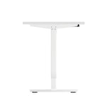 Oikiture Electric Standing Desk Single Motor White 150cm