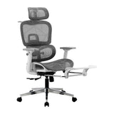Oikiture Office Desk and Chair Set Mesh Ergonomic Chair Sit-stand Desk GY&WH - Extra Image
