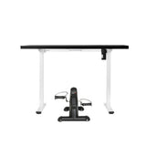 140cm Artiss Electric Standing Desk with Mini Pedal Exercise Bike Home Office - Side View