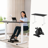 140cm Artiss Electric Standing Desk with Mini Pedal Exercise Bike Home Office - Close-Up Angle