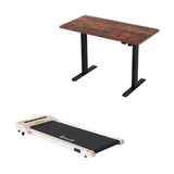 Artiss 140cm Automatic Standing Desk with 360mm Electric Walking Pad Treadmill - Close-Up Angle