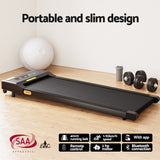 Artiss 120cm Automatic Standing Desk with 400mm Electric Walking Pad Treadmill - Rear View