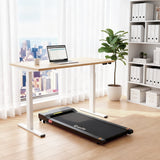 Artiss Electric Treadmill with 140cm Automatic Standing Desk Walking Pad 400mm - Close-Up Angle