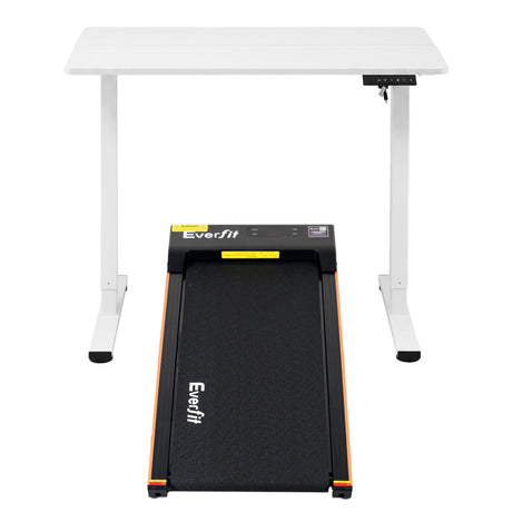 Artiss 100cm Standing Desk Treadmill Motorised Home Office White, image 4