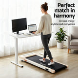 Artiss Electric Treadmill with 140cm Automatic Standing Desk Walking Pad 360mm - Top-Down View