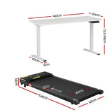 Artiss Electric Treadmill with 140cm Automatic Standing Desk Walking Pad 400mm - Front View