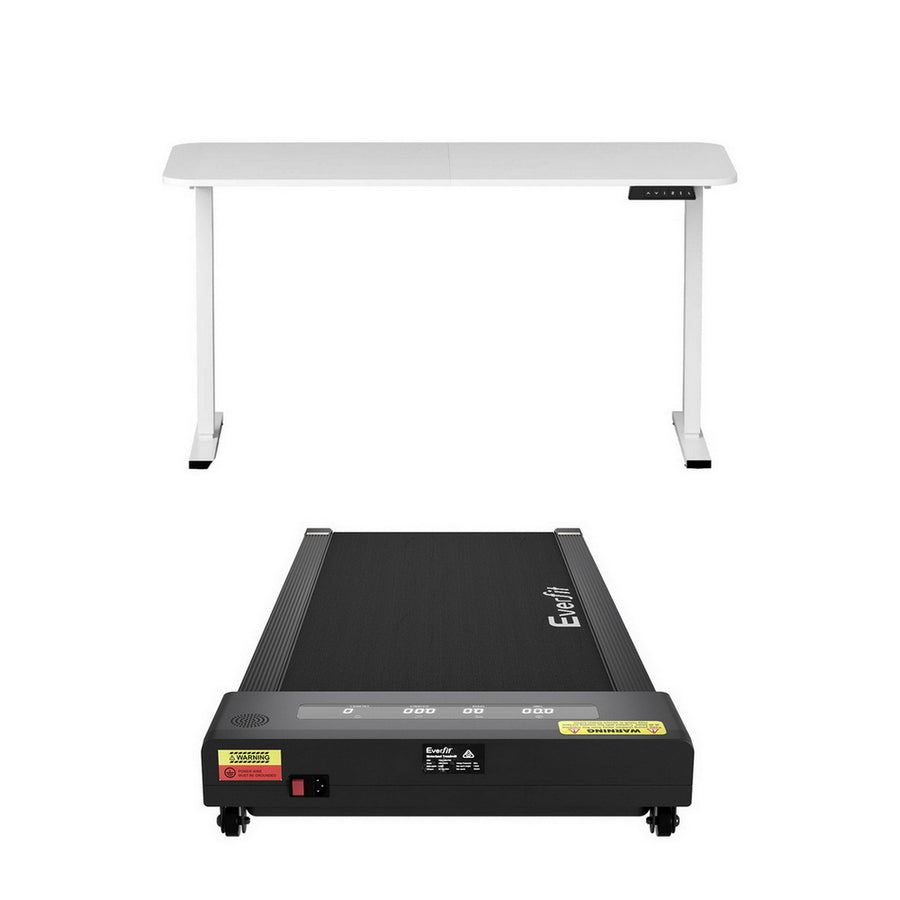 Artiss Electric Treadmill with 140cm Automatic Standing Desk Walking Pad 400mm