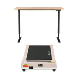 Artiss Electric Treadmill with 120cm Automatic Standing Desk Walking Pad 360mm - Side View