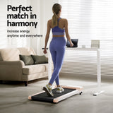 Artiss 120cm Automatic Standing Desk with 360mm Electric Walking Pad Treadmill - Top-Down View