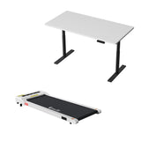 Artiss 140cm Automatic Standing Desk with 360mm Electric Walking Pad Treadmill - Rear View