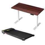 Artiss 120cm Automatic Standing Desk with 400mm Electric Walking Pad Treadmill - Low Angle