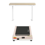 Artiss Electric Treadmill with 120cm Automatic Standing Desk Walking Pad 360mm